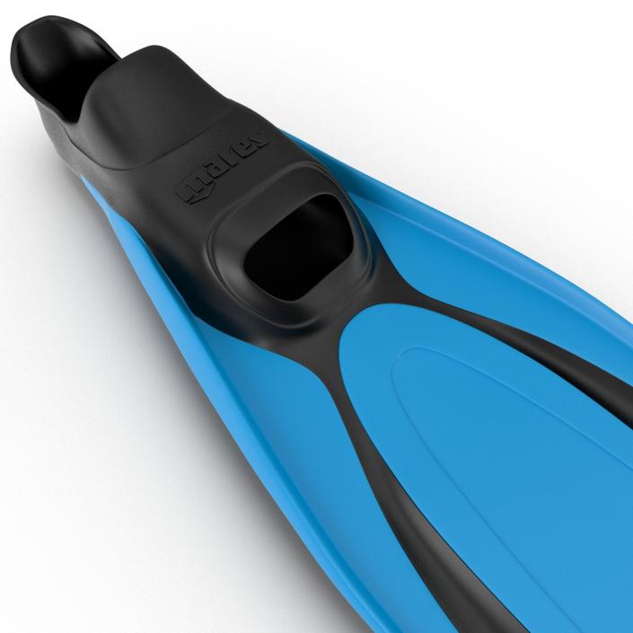 3D Swim Fins 2 Blue 2 model